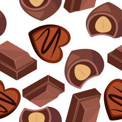 Chocolate Background Pattern
