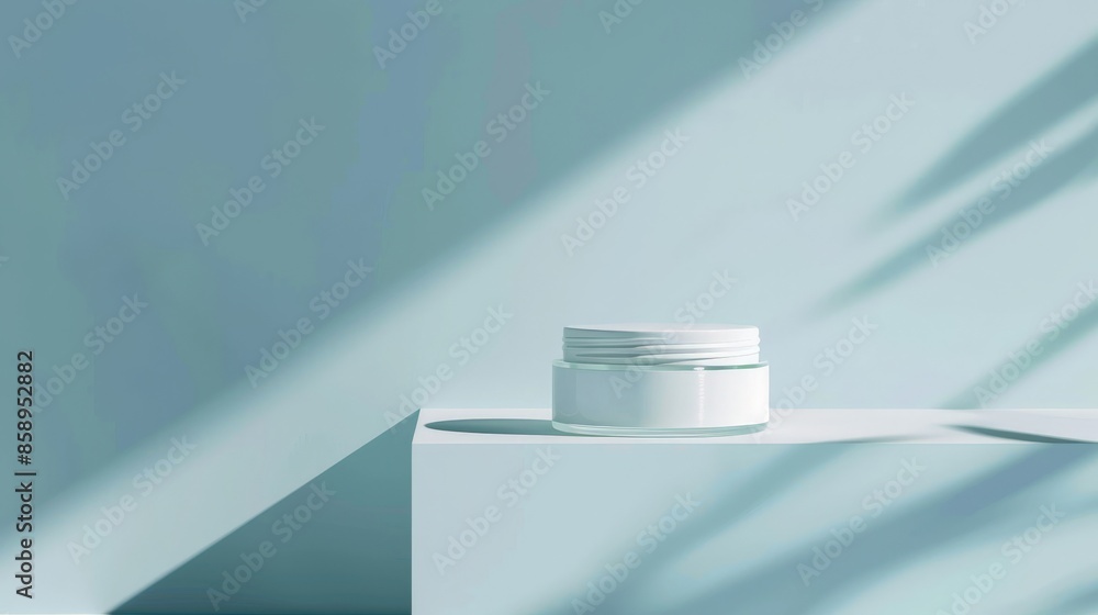 Poster minimalist product display with shadowy background