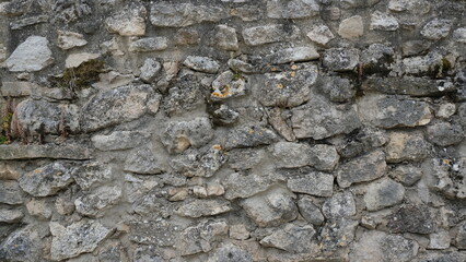 Textured wall. Rural construction area. Old form of housing