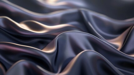 Obraz premium Abstract Texture of Draped Smooth Satin Fabric