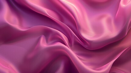 Obraz premium Pink Satin Drapery - A Smooth and Elegant Fabric