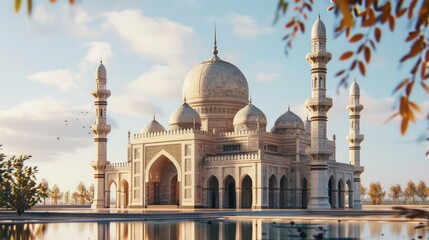 Obraz premium middle east islamic mosque