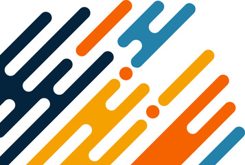 Modern Abstract Dynamic Rounded Shapes