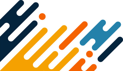 Modern Abstract Dynamic Rounded Shapes