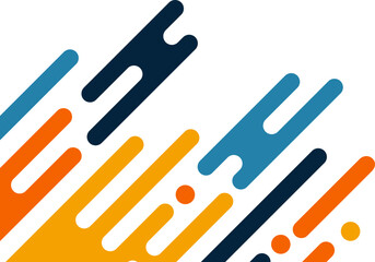 Modern Abstract Dynamic Rounded Shapes