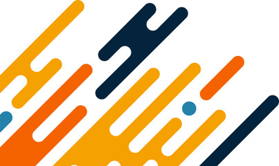 Modern Abstract Dynamic Rounded Shapes