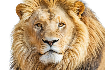 Fototapeta premium Close-up of a lion's face