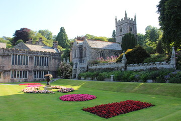Church with beautiful gardens lanhydrock cornwall