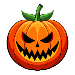 Halloween pumpkin vector  illustration 