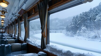 As the train reached its final destination passengers marveled at the beauty of the winter scenery and the memories made on their excursion.
