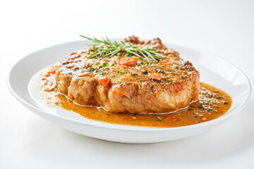 Pork Chop with Rosemary and Carrots
