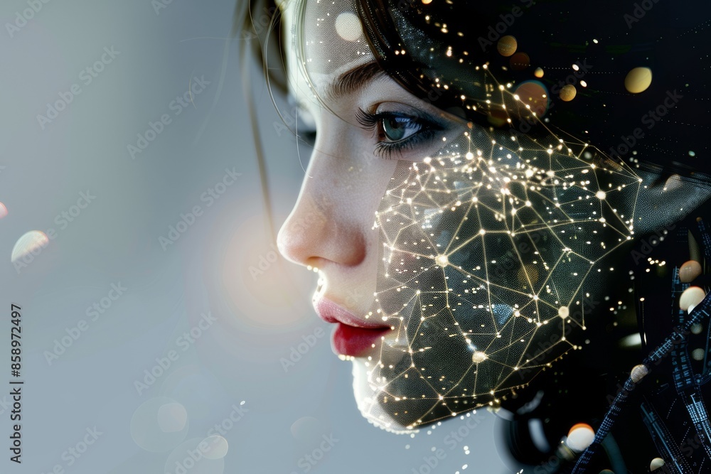 Poster the digital canvas of thought. generative ai