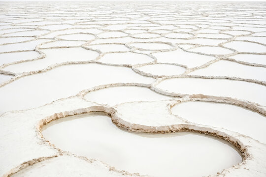 Abstract Salt Flats
