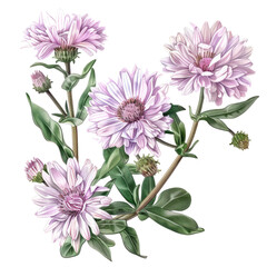 Obraz premium pink chrysanthemum flowers
