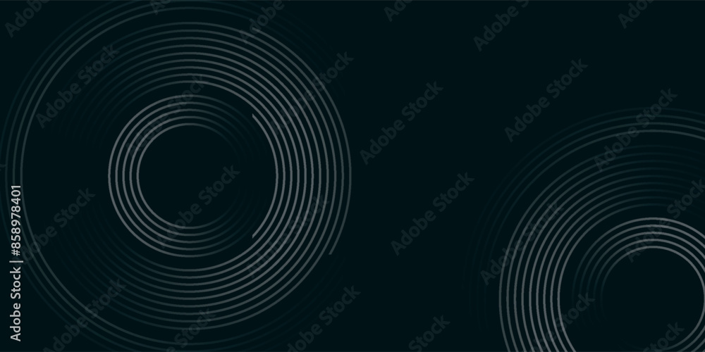 Aufkleber spiral sound wave rhythm line dynamic abstract vector background