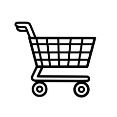Shopping Cart icon, Shopping Cart SVG, Shopping Cart Cricut, Shopping Cart Clipart, shopping bag outline, shopping icon, mall icon, icons, single icon, business icon, web icon, Cut Files For Silhouett