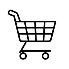 Shopping Cart icon, Shopping Cart SVG, Shopping Cart Cricut, Shopping Cart Clipart, shopping bag outline, shopping icon, mall icon, icons, single icon, business icon, web icon, Cut Files For Silhouett