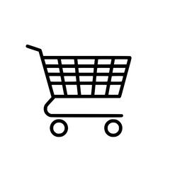 Shopping Cart icon, Shopping Cart SVG, Shopping Cart Cricut, Shopping Cart Clipart, shopping bag outline, shopping icon, mall icon, icons, single icon, business icon, web icon, Cut Files For Silhouett