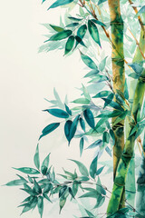 Modern Geometric Watercolor Painting