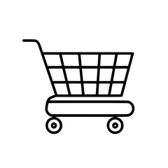 Shopping Cart icon, Shopping Cart SVG, Shopping Cart Cricut, Shopping Cart Clipart, shopping bag outline, shopping icon, mall icon, icons, single icon, business icon, web icon, Cut Files For Silhouett