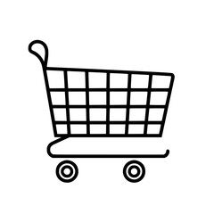 Shopping Cart icon, Shopping Cart SVG, Shopping Cart Cricut, Shopping Cart Clipart, shopping bag outline, shopping icon, mall icon, icons, single icon, business icon, web icon, Cut Files For Silhouett