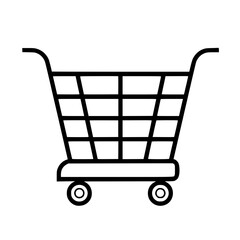Shopping Cart icon, Shopping Cart SVG, Shopping Cart Cricut, Shopping Cart Clipart, shopping bag outline, shopping icon, mall icon, icons, single icon, business icon, web icon, Cut Files For Silhouett