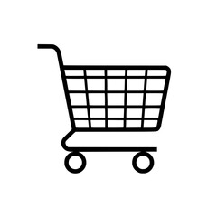 Shopping Cart icon, Shopping Cart SVG, Shopping Cart Cricut, Shopping Cart Clipart, shopping bag outline, shopping icon, mall icon, icons, single icon, business icon, web icon, Cut Files For Silhouett