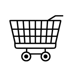 Shopping Cart icon, Shopping Cart SVG, Shopping Cart Cricut, Shopping Cart Clipart, shopping bag outline, shopping icon, mall icon, icons, single icon, business icon, web icon, Cut Files For Silhouett