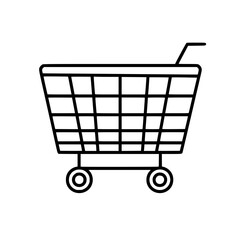 Shopping Cart icon, Shopping Cart SVG, Shopping Cart Cricut, Shopping Cart Clipart, shopping bag outline, shopping icon, mall icon, icons, single icon, business icon, web icon, Cut Files For Silhouett