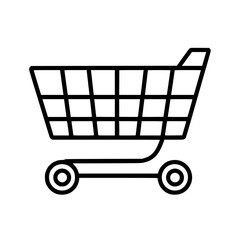 Shopping Cart icon, Shopping Cart SVG, Shopping Cart Cricut, Shopping Cart Clipart, shopping bag outline, shopping icon, mall icon, icons, single icon, business icon, web icon, Cut Files For Silhouett