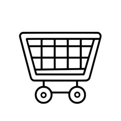 Shopping Cart icon, Shopping Cart SVG, Shopping Cart Cricut, Shopping Cart Clipart, shopping bag outline, shopping icon, mall icon, icons, single icon, business icon, web icon, Cut Files For Silhouett