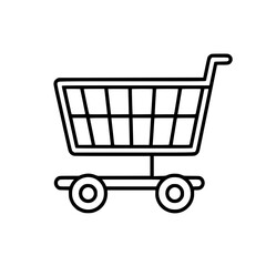 Shopping Cart icon, Shopping Cart SVG, Shopping Cart Cricut, Shopping Cart Clipart, shopping bag outline, shopping icon, mall icon, icons, single icon, business icon, web icon, Cut Files For Silhouett