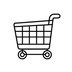 Shopping Cart icon, Shopping Cart SVG, Shopping Cart Cricut, Shopping Cart Clipart, shopping bag outline, shopping icon, mall icon, icons, single icon, business icon, web icon, Cut Files For Silhouett