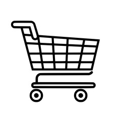 Shopping Cart icon, Shopping Cart SVG, Shopping Cart Cricut, Shopping Cart Clipart, shopping bag outline, shopping icon, mall icon, icons, single icon, business icon, web icon, Cut Files For Silhouett