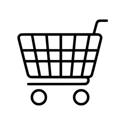 Shopping Cart icon, Shopping Cart SVG, Shopping Cart Cricut, Shopping Cart Clipart, shopping bag outline, shopping icon, mall icon, icons, single icon, business icon, web icon, Cut Files For Silhouett