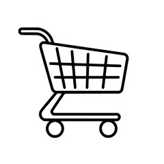 Shopping Cart icon, Shopping Cart SVG, Shopping Cart Cricut, Shopping Cart Clipart, shopping bag outline, shopping icon, mall icon, icons, single icon, business icon, web icon, Cut Files For Silhouett