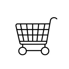 Shopping Cart icon, Shopping Cart SVG, Shopping Cart Cricut, Shopping Cart Clipart, shopping bag outline, shopping icon, mall icon, icons, single icon, business icon, web icon, Cut Files For Silhouett