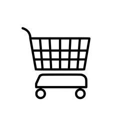 Shopping Cart icon, Shopping Cart SVG, Shopping Cart Cricut, Shopping Cart Clipart, shopping bag outline, shopping icon, mall icon, icons, single icon, business icon, web icon, Cut Files For Silhouett
