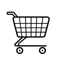 Shopping Cart icon, Shopping Cart SVG, Shopping Cart Cricut, Shopping Cart Clipart, shopping bag outline, shopping icon, mall icon, icons, single icon, business icon, web icon, Cut Files For Silhouett