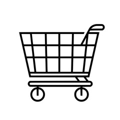 Shopping Cart icon, Shopping Cart SVG, Shopping Cart Cricut, Shopping Cart Clipart, shopping bag outline, shopping icon, mall icon, icons, single icon, business icon, web icon, Cut Files For Silhouett