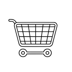 Shopping Cart icon, Shopping Cart SVG, Shopping Cart Cricut, Shopping Cart Clipart, shopping bag outline, shopping icon, mall icon, icons, single icon, business icon, web icon, Cut Files For Silhouett