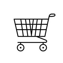 Shopping Cart icon, Shopping Cart SVG, Shopping Cart Cricut, Shopping Cart Clipart, shopping bag outline, shopping icon, mall icon, icons, single icon, business icon, web icon, Cut Files For Silhouett