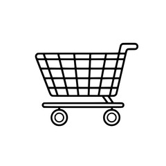 Shopping Cart icon, Shopping Cart SVG, Shopping Cart Cricut, Shopping Cart Clipart, shopping bag outline, shopping icon, mall icon, icons, single icon, business icon, web icon, Cut Files For Silhouett