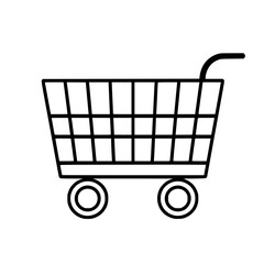 Shopping Cart icon, Shopping Cart SVG, Shopping Cart Cricut, Shopping Cart Clipart, shopping bag outline, shopping icon, mall icon, icons, single icon, business icon, web icon, Cut Files For Silhouett