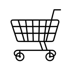 Shopping Cart icon, Shopping Cart SVG, Shopping Cart Cricut, Shopping Cart Clipart, shopping bag outline, shopping icon, mall icon, icons, single icon, business icon, web icon, Cut Files For Silhouett