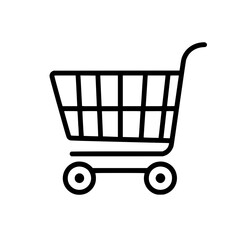 Shopping Cart icon, Shopping Cart SVG, Shopping Cart Cricut, Shopping Cart Clipart, shopping bag outline, shopping icon, mall icon, icons, single icon, business icon, web icon, Cut Files For Silhouett