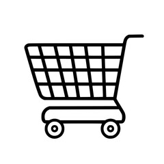 Shopping Cart icon, Shopping Cart SVG, Shopping Cart Cricut, Shopping Cart Clipart, shopping bag outline, shopping icon, mall icon, icons, single icon, business icon, web icon, Cut Files For Silhouett