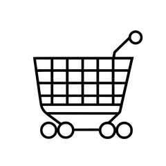 Shopping Cart icon, Shopping Cart SVG, Shopping Cart Cricut, Shopping Cart Clipart, shopping bag outline, shopping icon, mall icon, icons, single icon, business icon, web icon, Cut Files For Silhouett