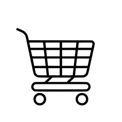 Shopping Cart icon, Shopping Cart SVG, Shopping Cart Cricut, Shopping Cart Clipart, shopping bag outline, shopping icon, mall icon, icons, single icon, business icon, web icon, Cut Files For Silhouett