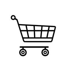 Shopping Cart icon, Shopping Cart SVG, Shopping Cart Cricut, Shopping Cart Clipart, shopping bag outline, shopping icon, mall icon, icons, single icon, business icon, web icon, Cut Files For Silhouett